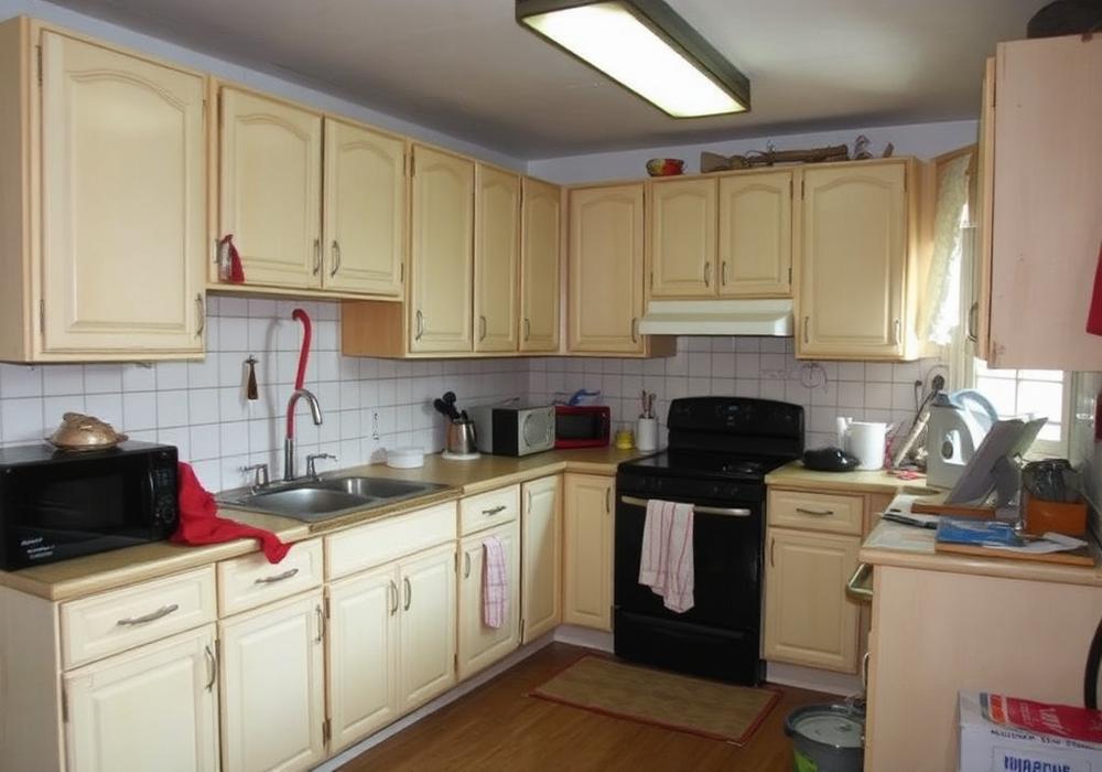 Kitchen makeover — before